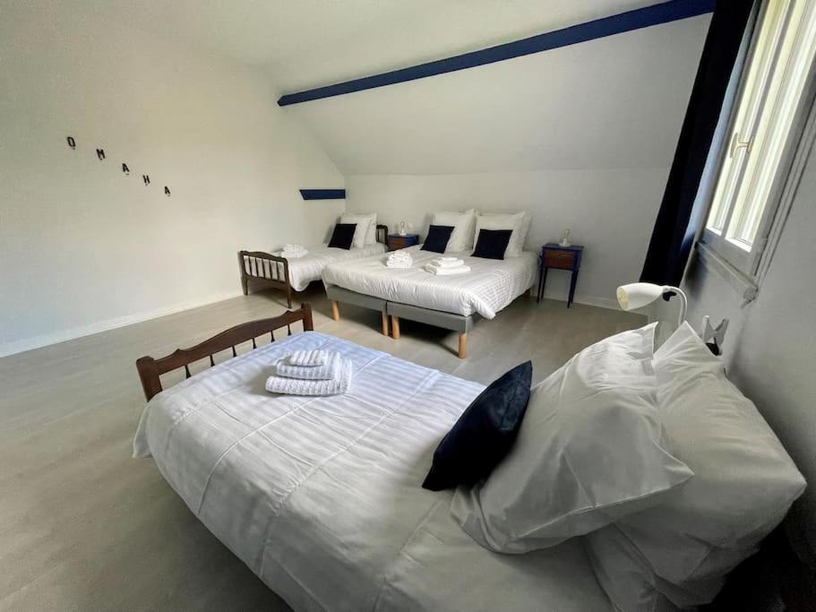 Gite Omaha 3 Etoiles - La Ferme Delaunay Saint-Come-du-Mont Buitenkant foto